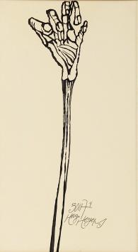 Hedendaagse kunst van de Belgische kunstenaar Hugo Heyens