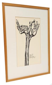 Pentekening F Handen 1974
