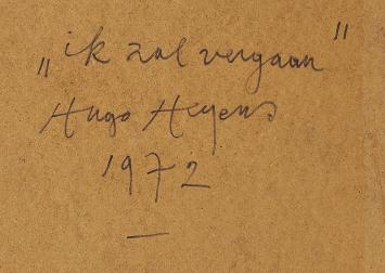Ik zal vergaan 1972