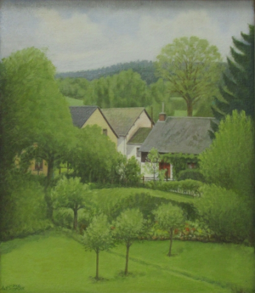 Schilderij van de Belgische schilder Antoon Luyckx