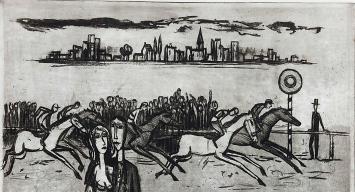 op de paardenkoersen