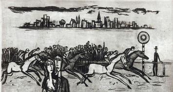 un pair aux courses 1976, épreuve d'artiste