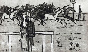 un pair aux courses 1976, épreuve d'artiste