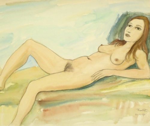 Schilderij van de Belgische kunstenaar Theo Humblet