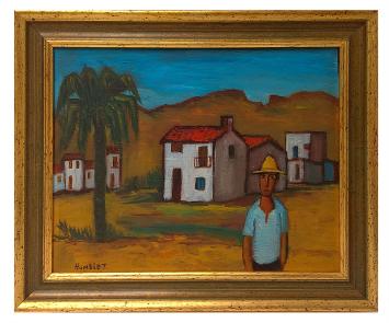 Schilderij van de Belgische kunstschilder Theo Humblet
