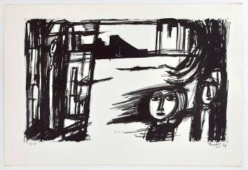 Kunstwerk op papier van de kunstenaar Theo Humblet kopen