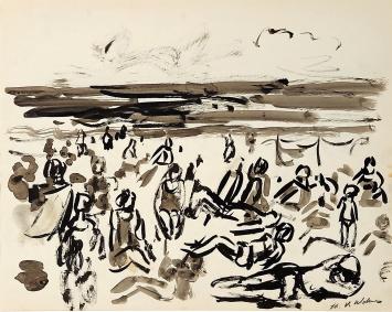 Kunstwerk getekend door Henri Victor Wolvens