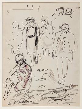 tekening van Henri Victor Wolvens