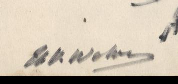 Expressionistisch kunstwerk van Wolvens