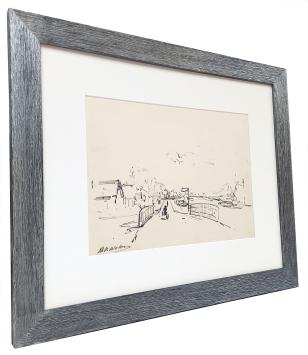 Bruggetje aan de vlaggenmast