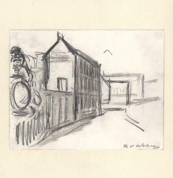 Potloodtekening van Henri Victor Wolvens kopen