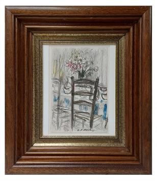 Tekening van de Belgische tekenaar Henri Victor Wolvens