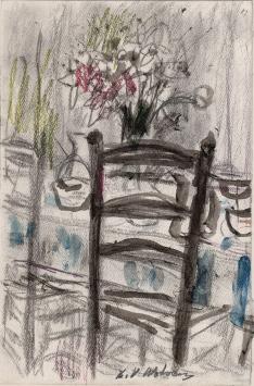 De livingtafel getekend door Henri Victor Wolvens