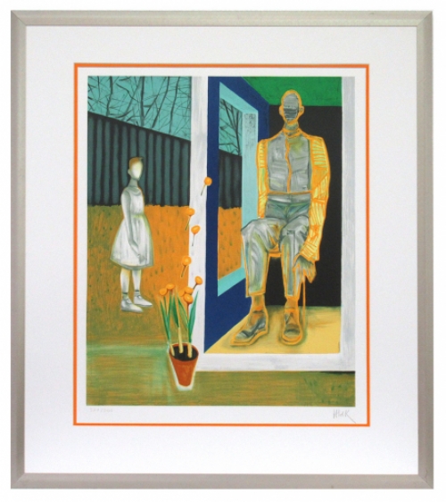 Litho van Hans Vandekerckhove, een Belgische kunstenaar