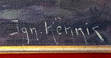 Boerderij met waterplas ervoor