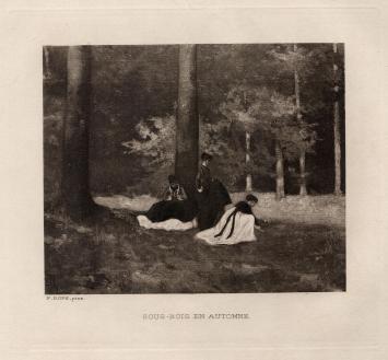 Félicien Rops met een heliogravure uit 1924