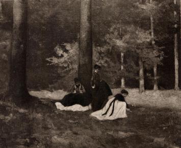 Rops…iana (1924, Éditions Pellet) Sous-Bois en automne Exsteens 1123