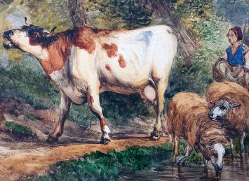 Belgische kunstschilder Ildephonse Stocquart