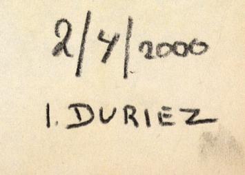 Houtskooltekening, zittend naakt 2/4/2000