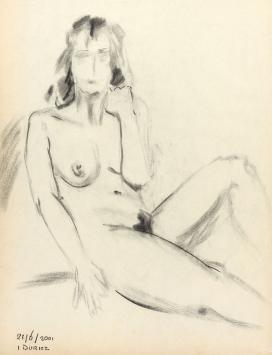 Tekening van Irénée Duriez kopen uit 2001