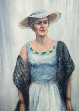 De Mechelse kunstenaar Ignace Kennis met een groot kunstwerk