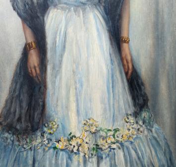 Statige dame – Oil on canvas – Ignace Kennis