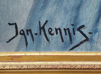 Statige dame – Oil on canvas – Ignace Kennis