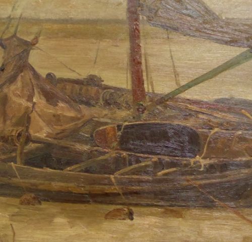 Olieverfschilderij van de Belgische kunstenaar Isidore Meyers