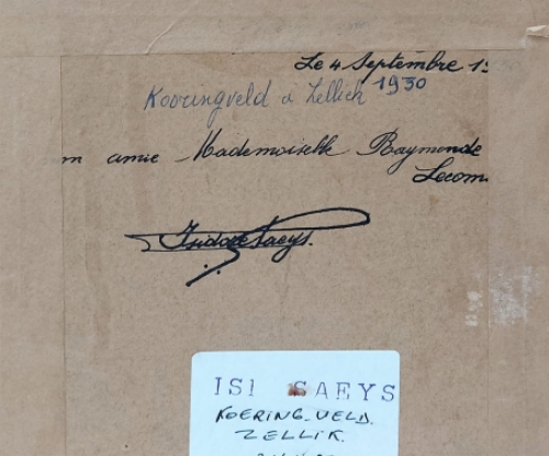 Kooringveld à Zelliek 1930