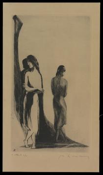 Ets van de Belgische etser Jacques Boonen