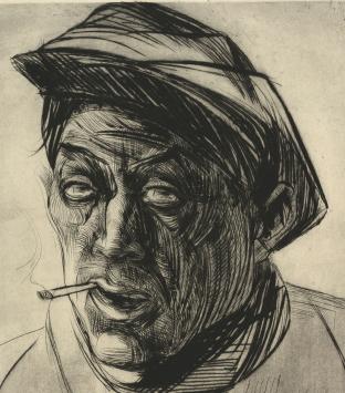 Man met sigaret 5/20