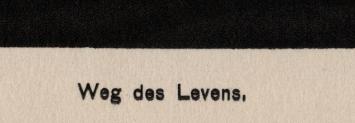 Weg des levens van de Belgische kunstenaar Cantré