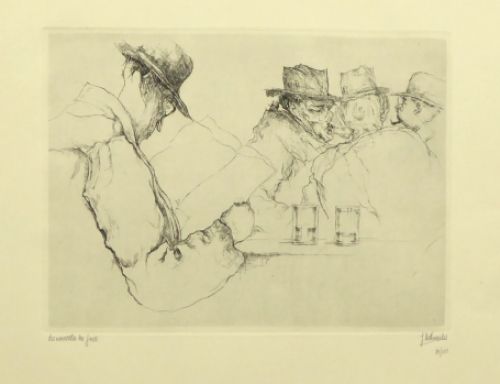 Ets van de Belgische kunstenaar Jules De Bruycker