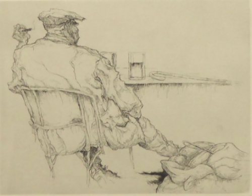 Belgische tekenaar en etser Jules De Bruycker