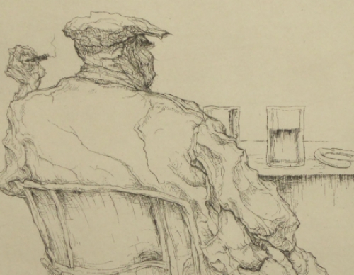 Jules De Bruycker Belgian etcher Etching in mint condition