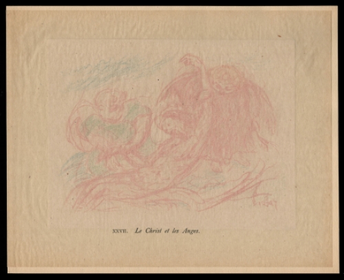 Scènes de la vie du Christ: XXVII. Le Christ et les Anges 1920/1921 262/275