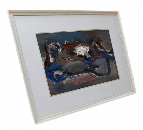 Expressionistisch kunstwerk van de Belgische schilder Jack Goderis