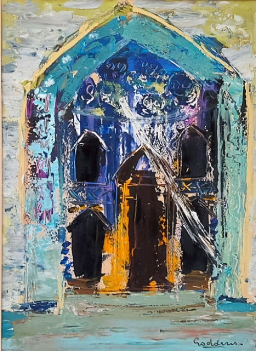 Expressionistisch kunstwerk van de Antwerpse kunstenaar Jack Godderis