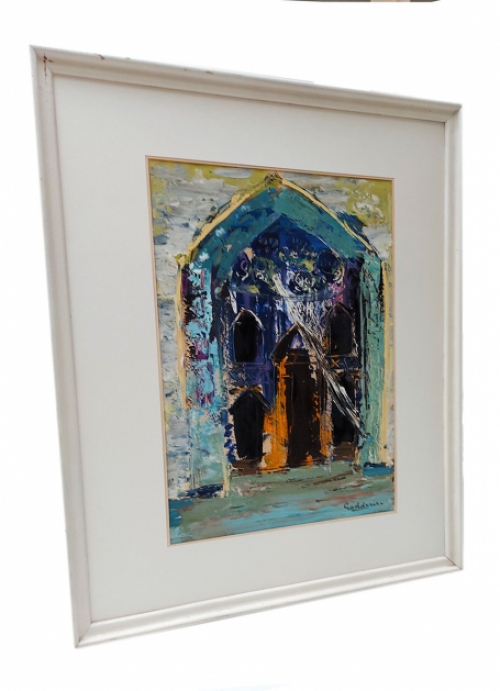 Expressionistisch kunstwerk van de Belgische schilder Jack Goderis