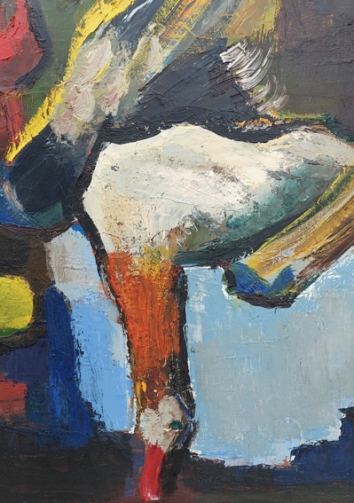 Expressief werk van de Belgische schilder Jack Goderis