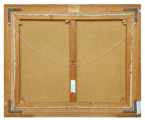 Expressionistisch stilleven met rode kan