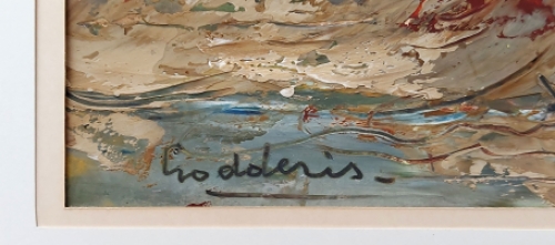 Expressionistisch kunstwerk van de Belgische schilder Jack Goderis