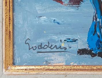 Expressionistisch kunstwerk van de kunstschilder Jack Godderis