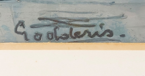 Expressionistisch kunstwerk van de Belgische schilder Jack Goderis