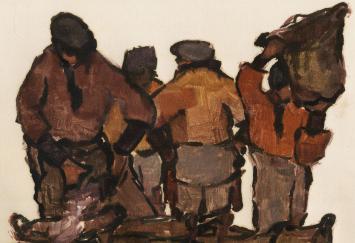 Gesigneerde monotype van Gonthier