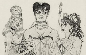 Ets uit 1975 van de Antwerpse etser J. Gorus