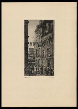 Ets geetst in 1925 van de Antwerpse etser Jaak Gorus kopen