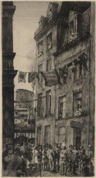 Ets van  de Belgische etser J. Gorus kopen