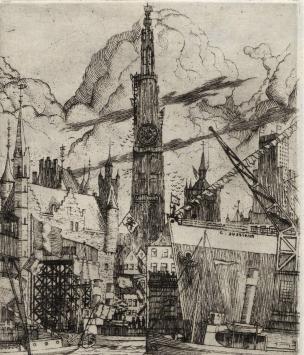 Fijne ets van J. Gorus bestellen