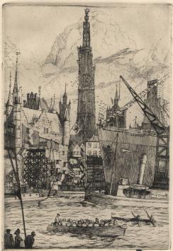 Ets van  de Belgische etser J. Gorus kopen